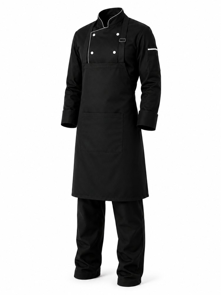 Full Chef Set uniform 3D model