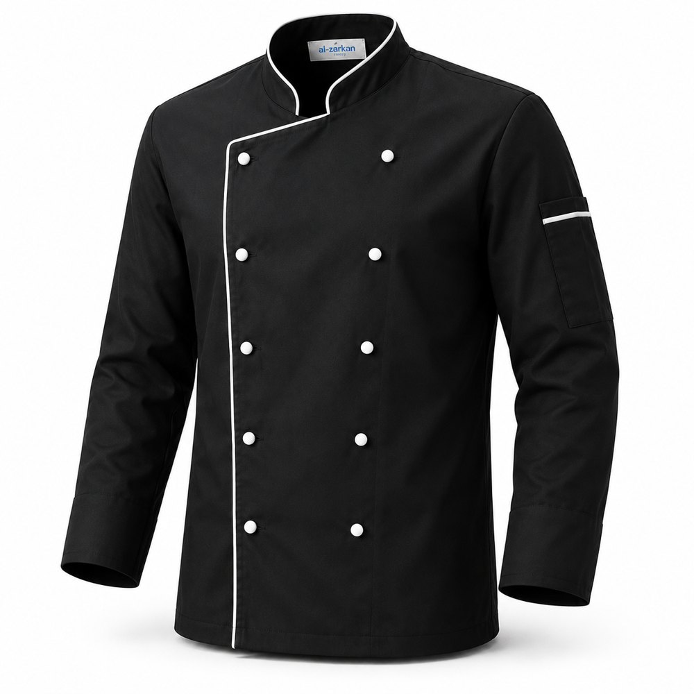B&W Chef Jacket uniform 3D model